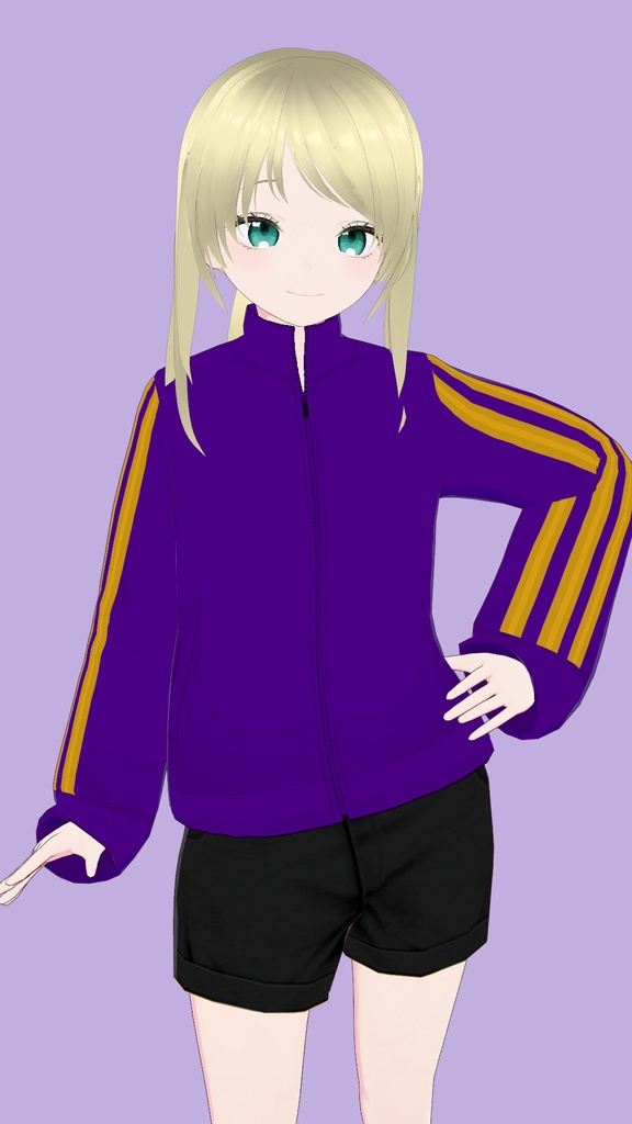 【vroidcustomitem】3本ストライプトラックスーツ 5色セット+α