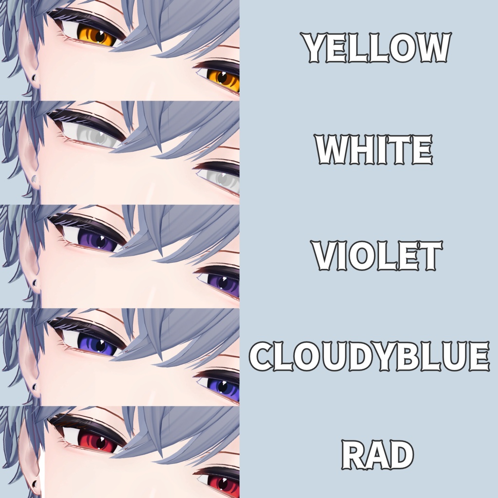 13 Color ) Komano Eye Texture Pack