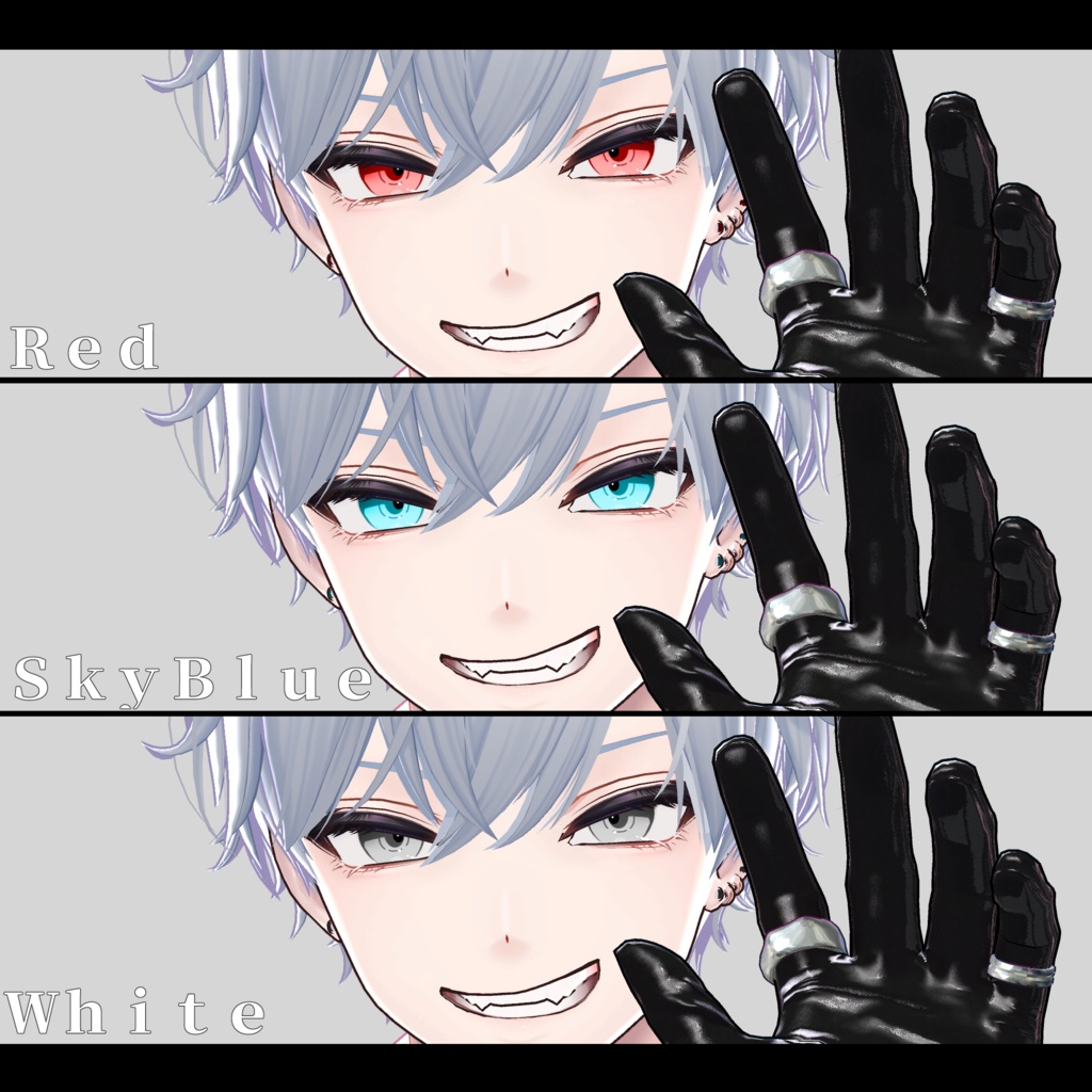 10 Color ) 狛乃 Komano Eye Texture