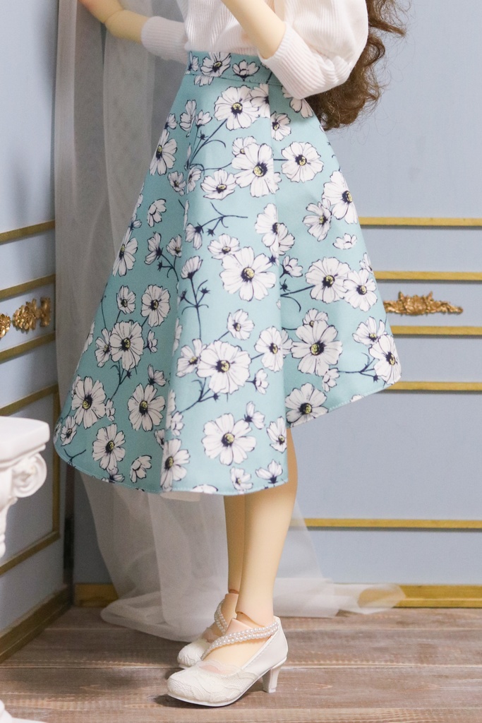 【SD女の子】♡バックドレープスカート♡