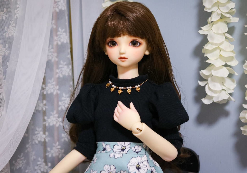 【1/3】♡プリンセスのカットソー♡【Black】