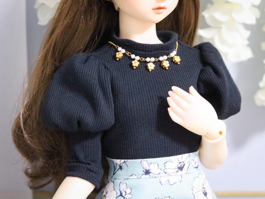 【1/3】♡プリンセスのカットソー♡【Black】