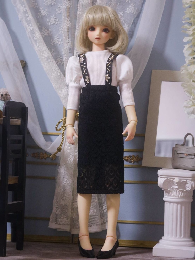 【1/3】♡ビジューショルダースカート♡