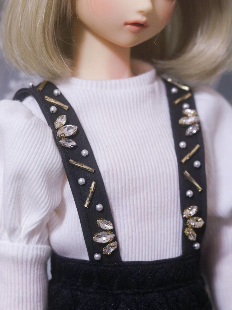 【1/3】♡ビジューショルダースカート♡