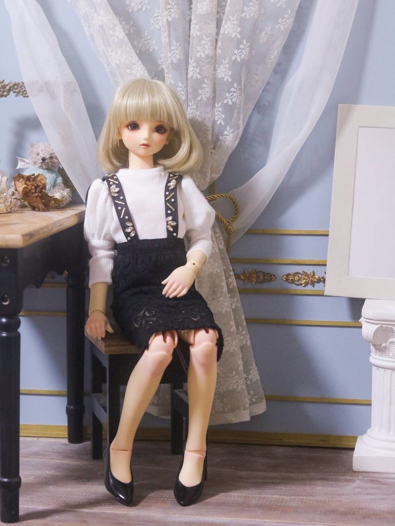 【1/3】♡ビジューショルダースカート♡