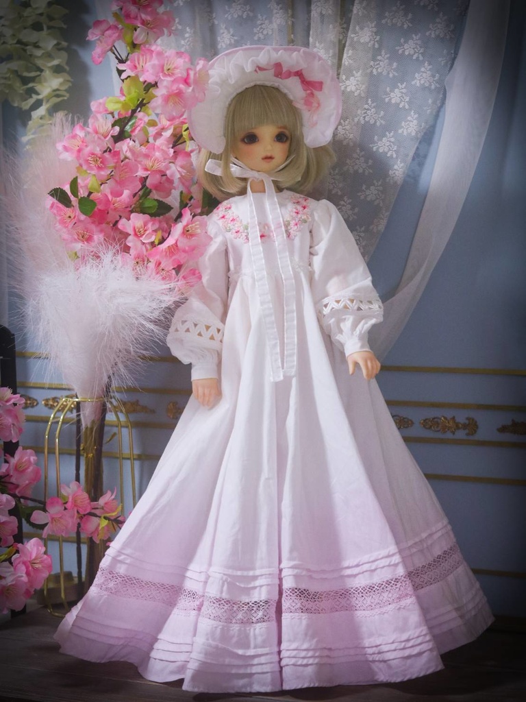 【1/3】♡桜の刺繍のドレスセット♡