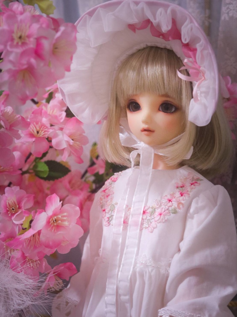 【1/3】♡桜の刺繍のドレスセット♡