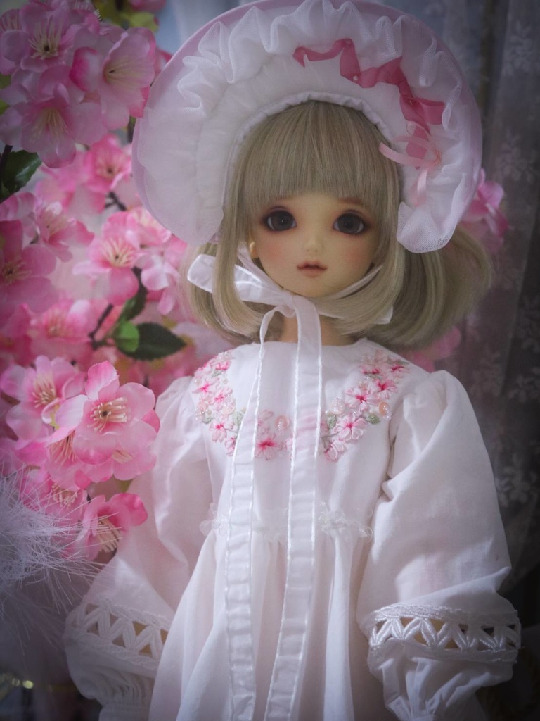 【1/3】♡桜の刺繍のドレスセット♡