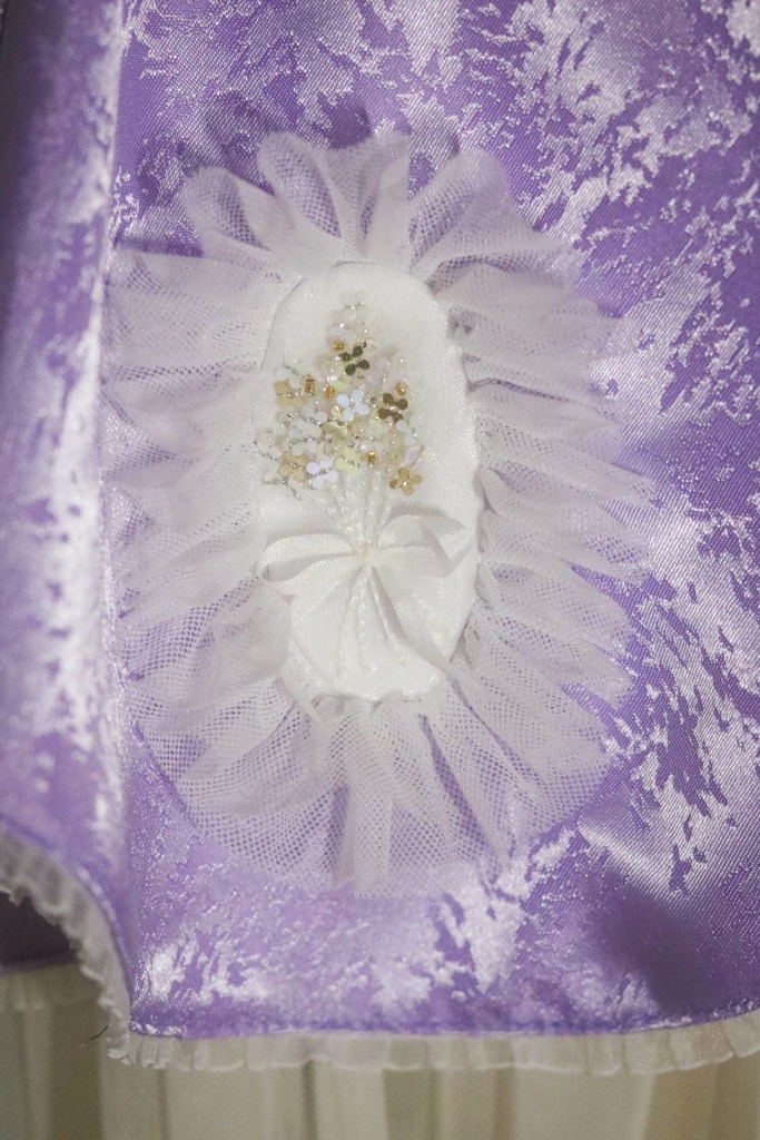 【SALE】【1/3】♡手刺繍のラベンダーのドレスセット♡