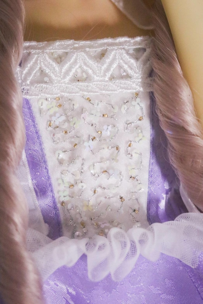 【SALE】【1/3】♡手刺繍のラベンダーのドレスセット♡