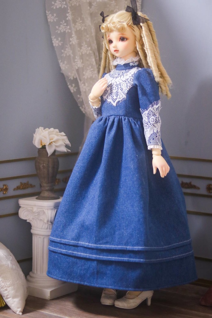 【1/3】♡デニムの侍女ドレス♡