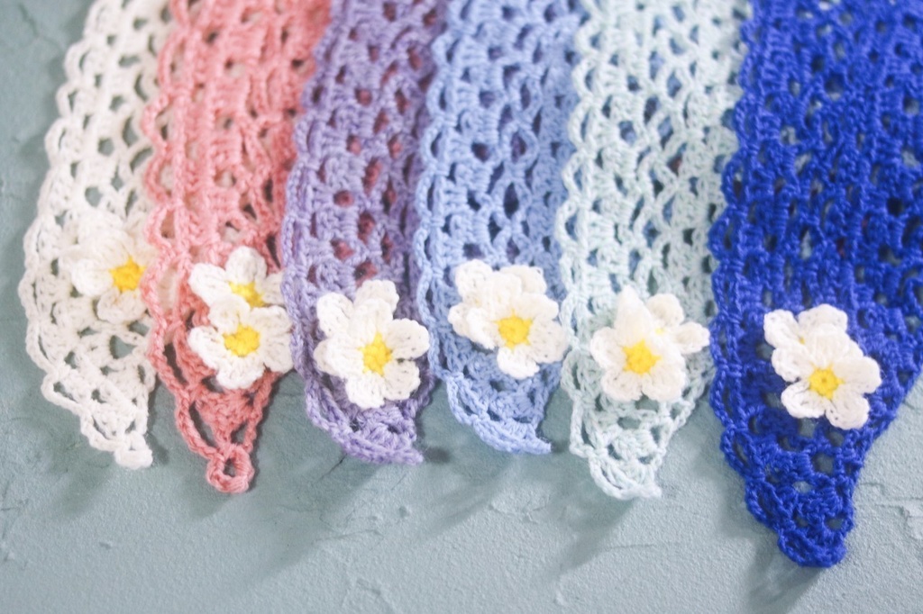 【1/3】♡透かし編みのフリルストール♡