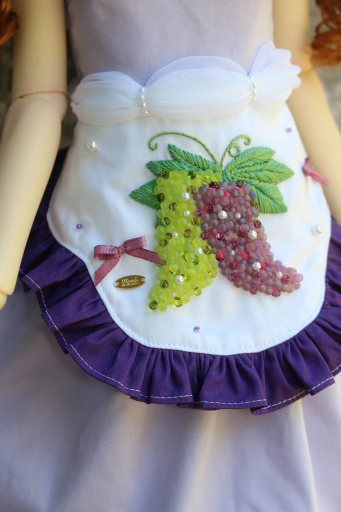 【1/3】♡ヒカリの季節の実りドレス〚キャンベル〛♡