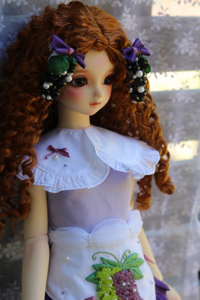 【1/3】♡ヒカリの季節の実りドレス〚キャンベル〛♡