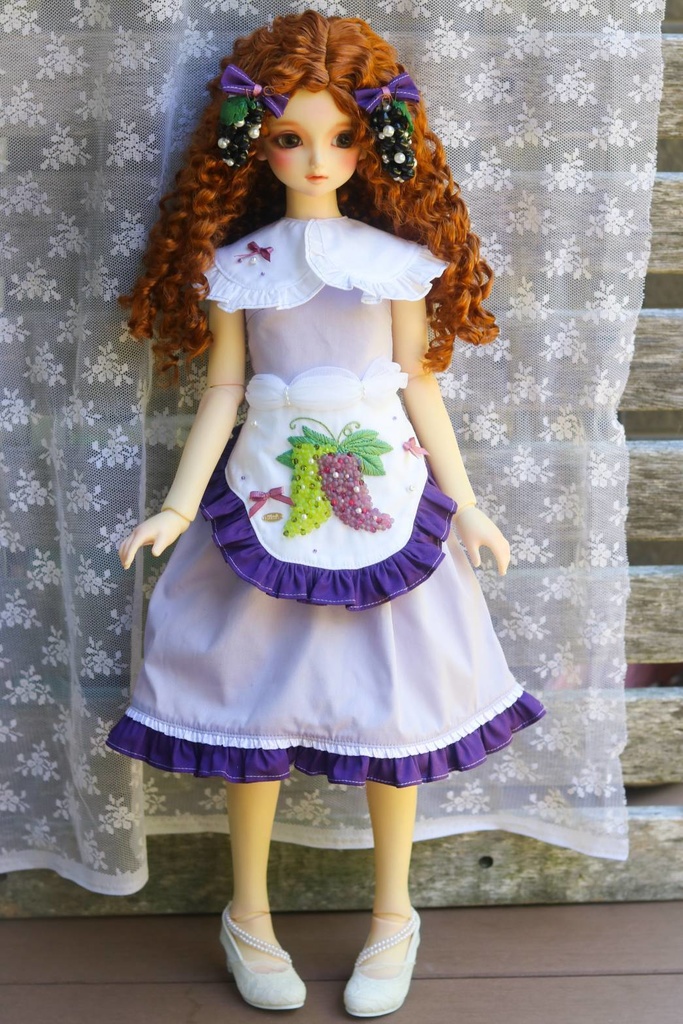 【1/3】♡ヒカリの季節の実りドレス〚キャンベル〛♡