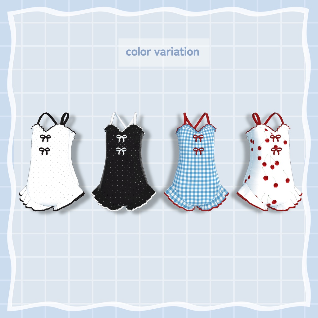 ribbon swim wear