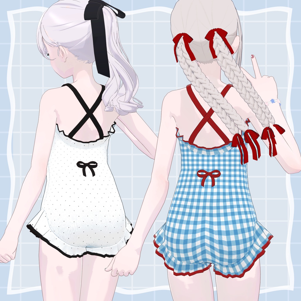 ribbon swim wear