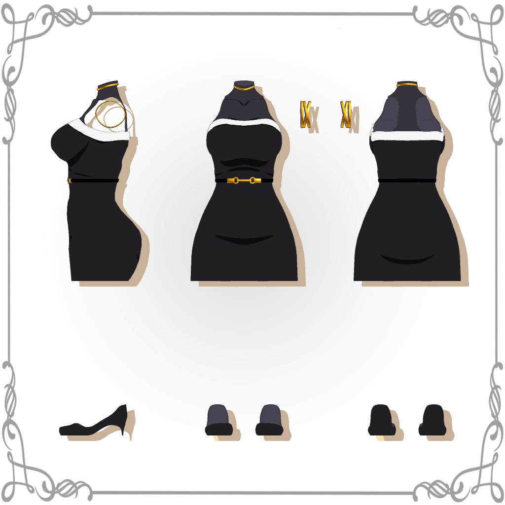 【凪夜瑠璃】youthfuldays dress【3color】