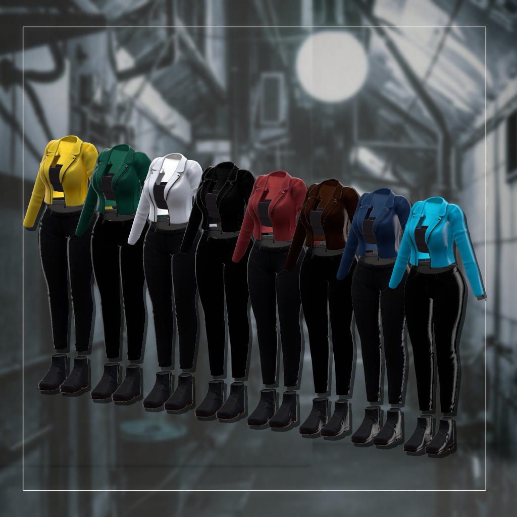 【8color】Urban Riders Aged Leather【3アバター対応】