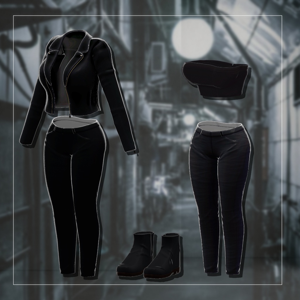 【8color】Urban Riders Aged Leather【3アバター対応】