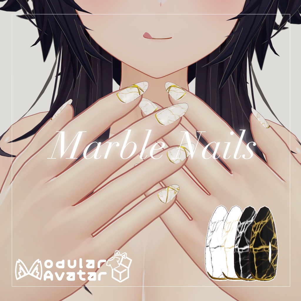 【発売セール】Marble Nails【4collar】