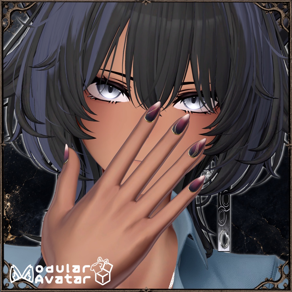 【発売記念セール】Noctiluce_Nails【マルチアバター対応】