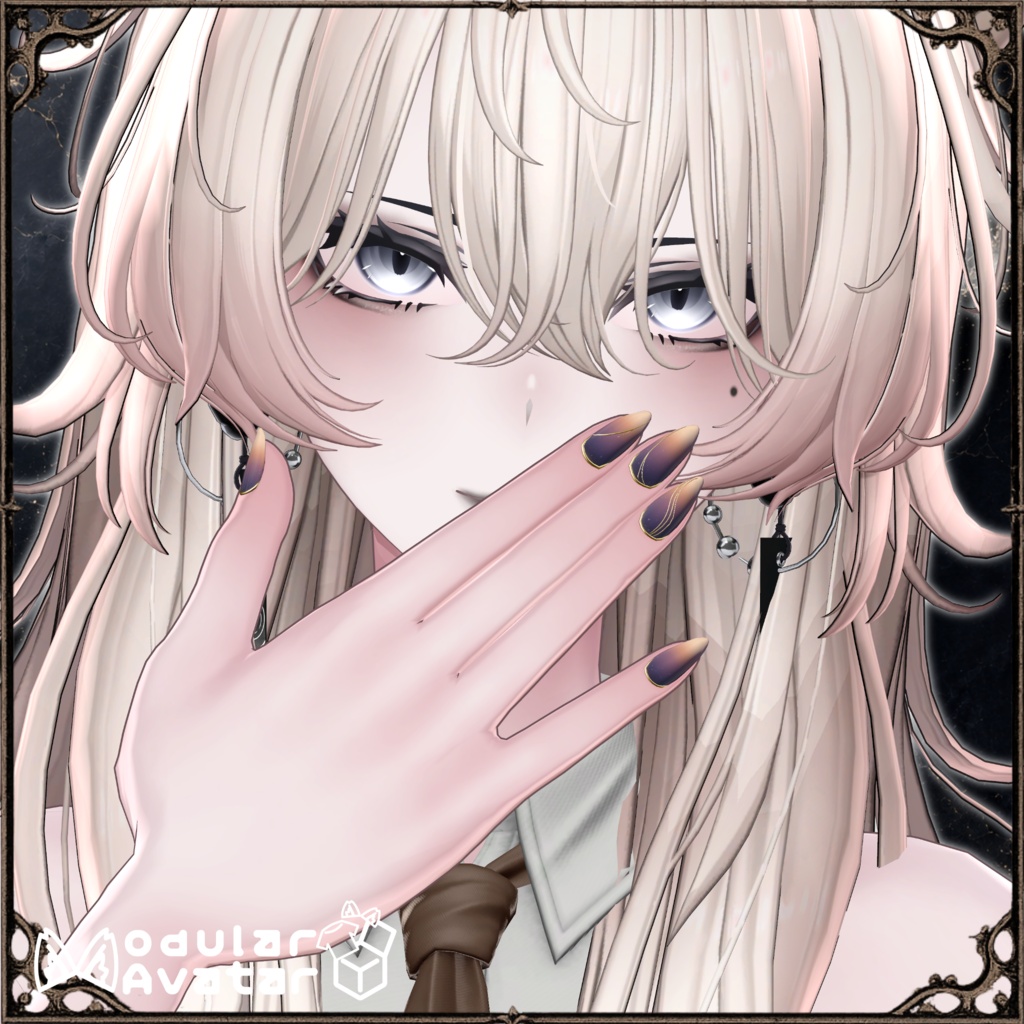 【発売記念セール】Noctiluce_Nails【マルチアバター対応】