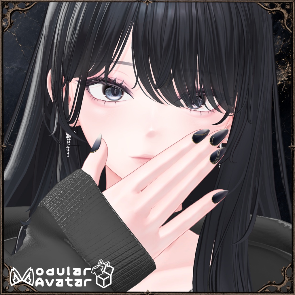 【発売記念セール】Noctiluce_Nails【マルチアバター対応】