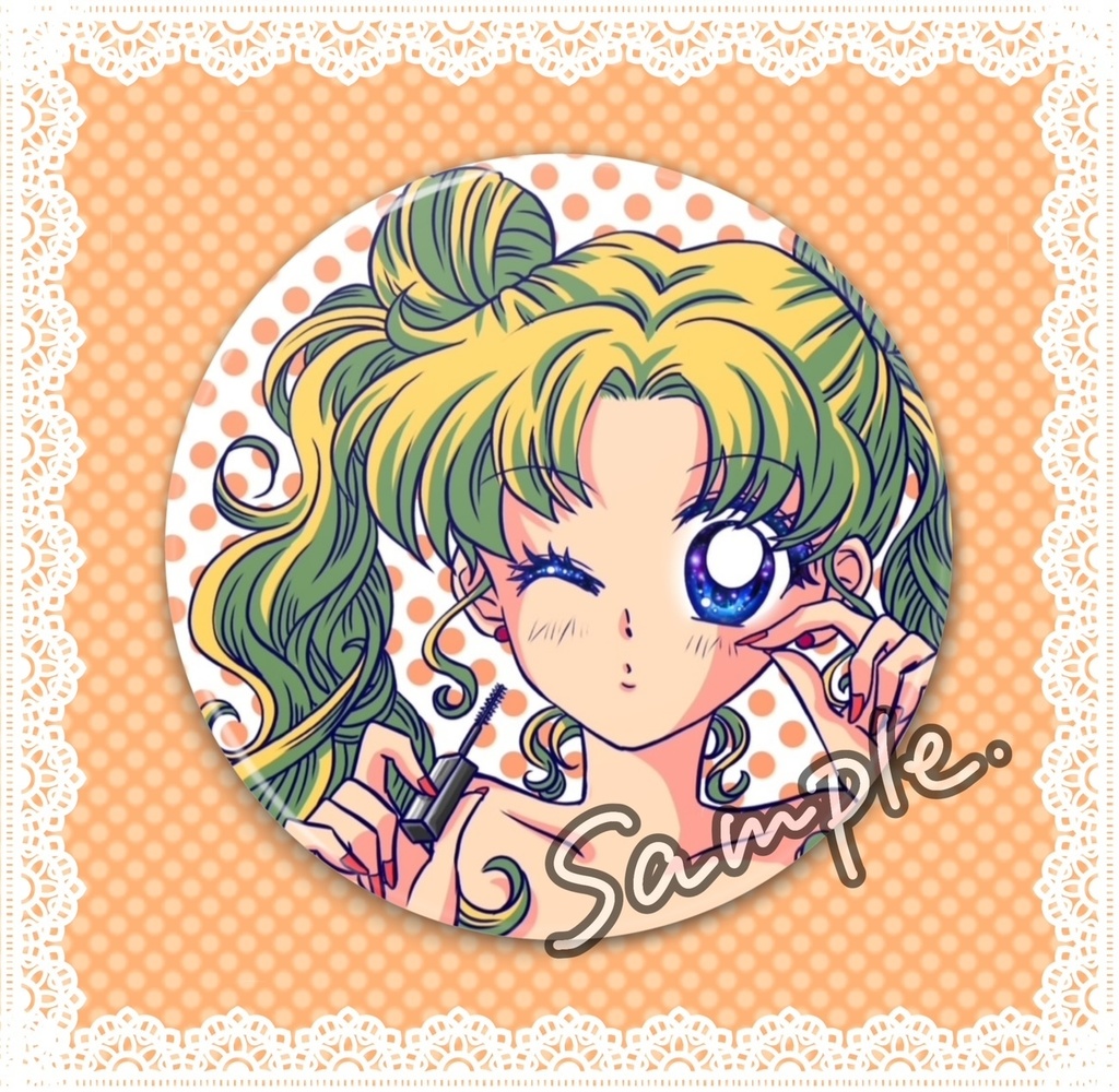 セーラームーン 缶ミラー 75mm メイクアップver.