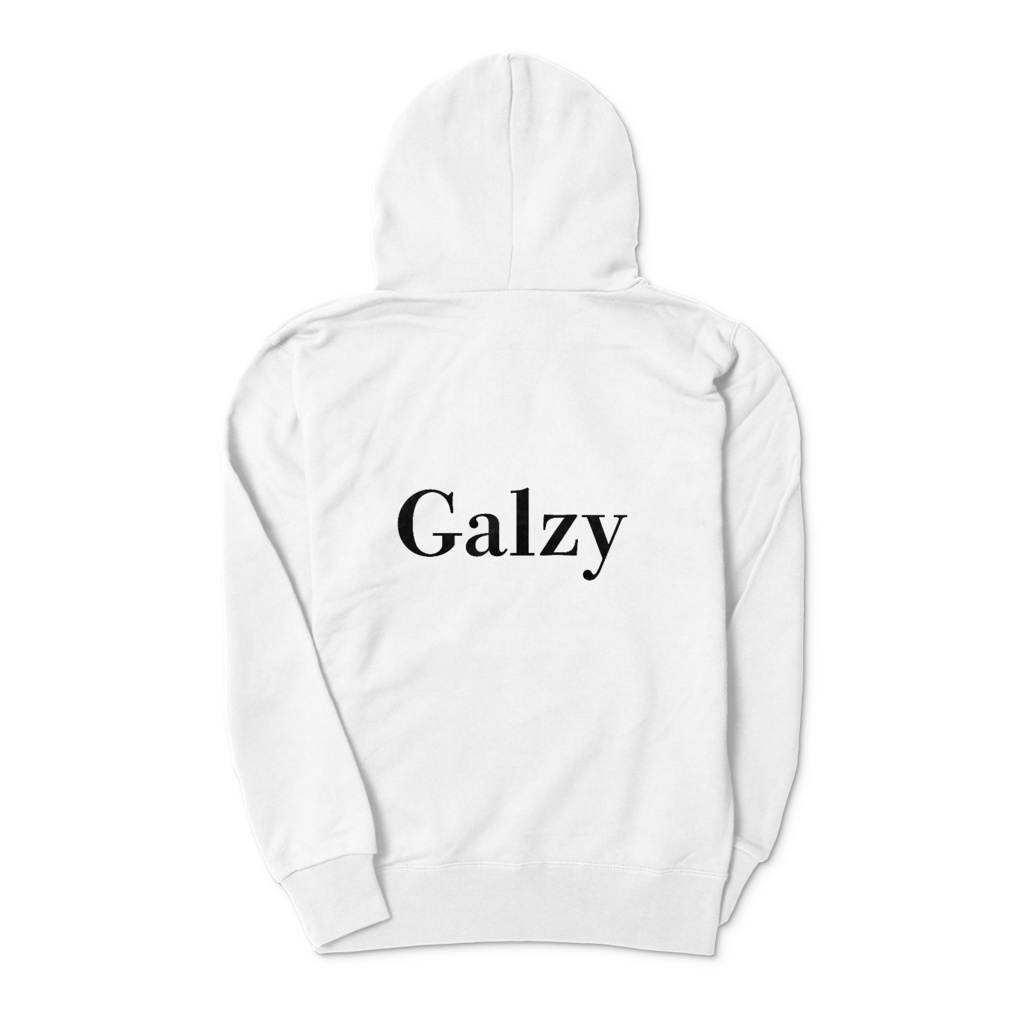 Galzyジップパーカー ホワイト