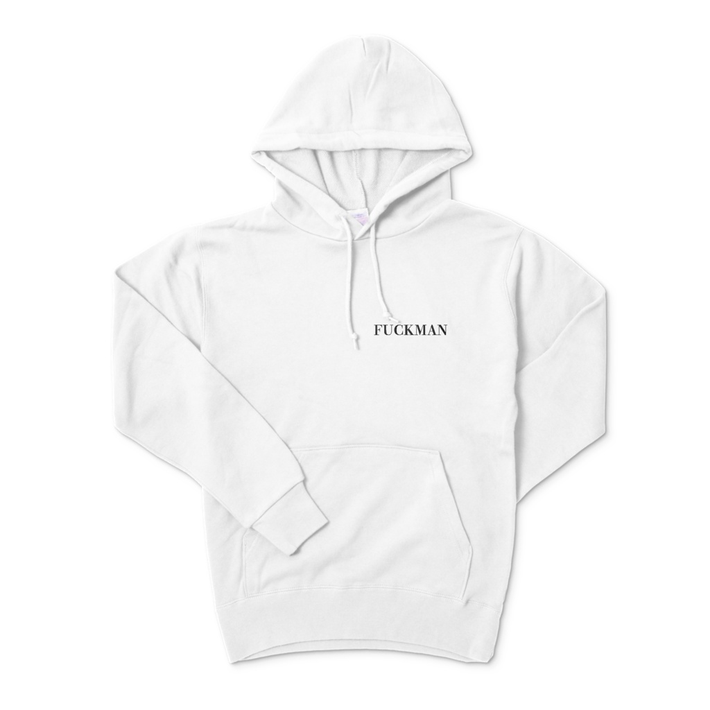 FUCKMANパーカー ホワイト