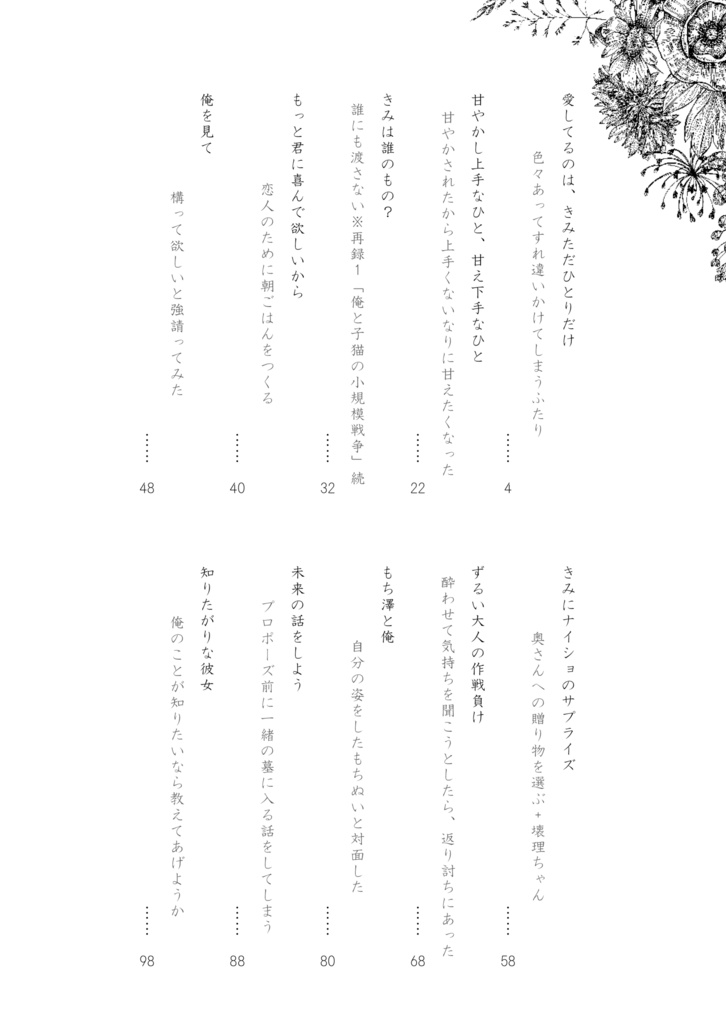【ノベルティ付き再録セット】相澤夢再録集1・2