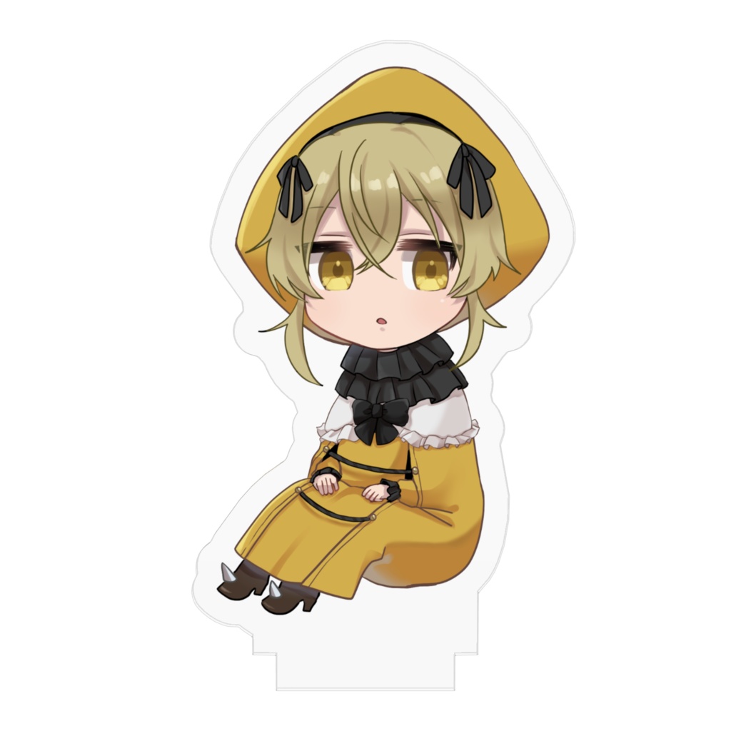 黄色いアイアンメイデンちゃんアクリルスタンド