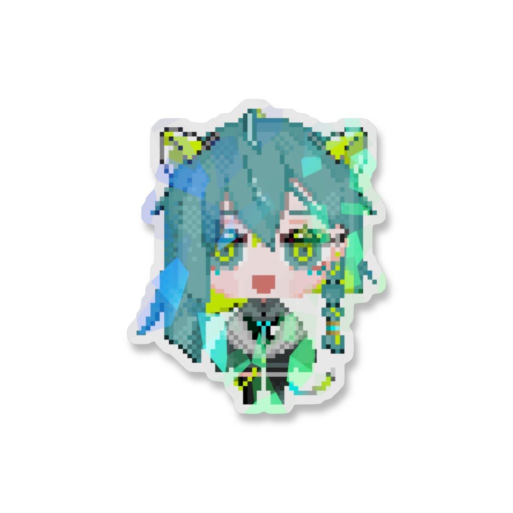 見納め「ねむいなあ」 ホログラム入りステッカー【A/Nulxxl】