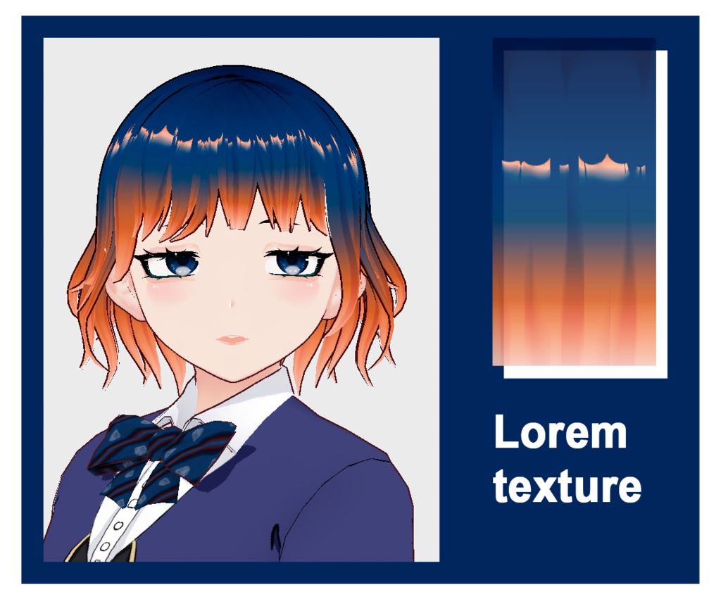 🌟 Hairs Textures Ver 1 🌌 【VRoid】