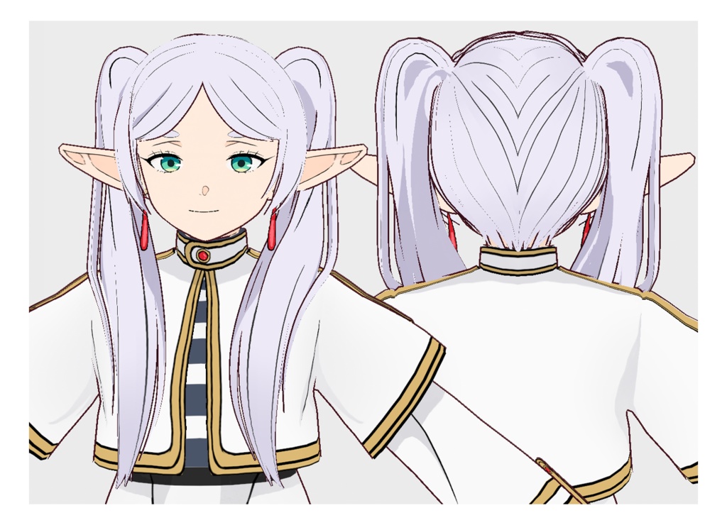 Frieren hair【VRoid】