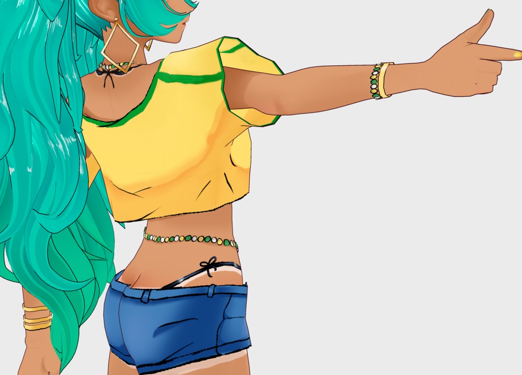 ブラジリアンミク Brazilian Miku model 🌊