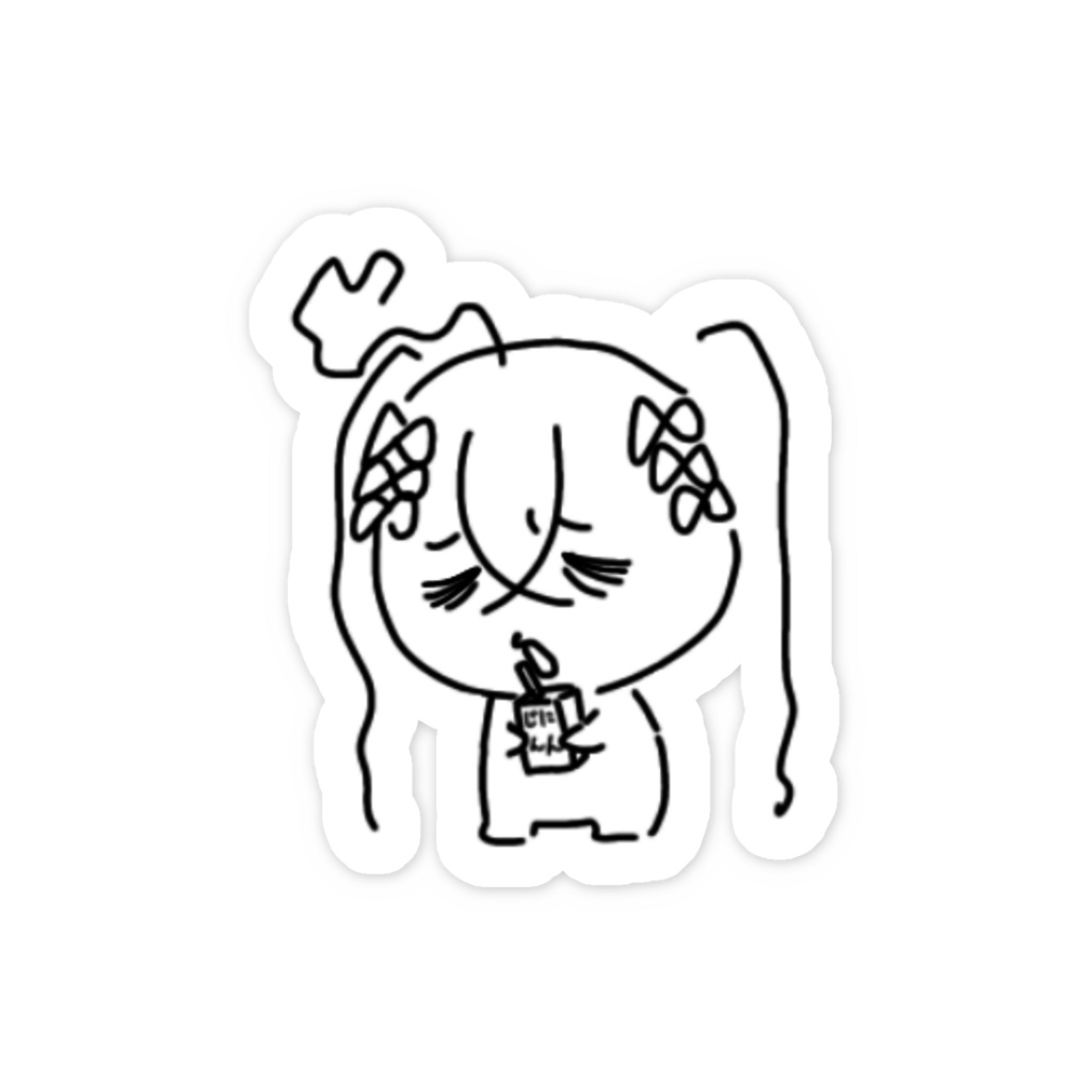 ちゅなさかステッカー(VSにんじんジュース)