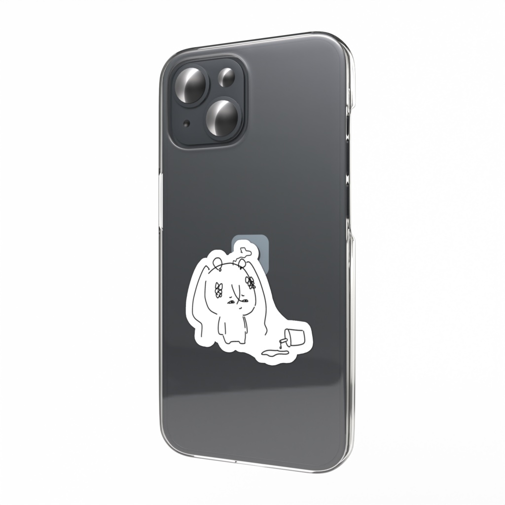 ちゅなさかステッカー(こぼしちゃった)