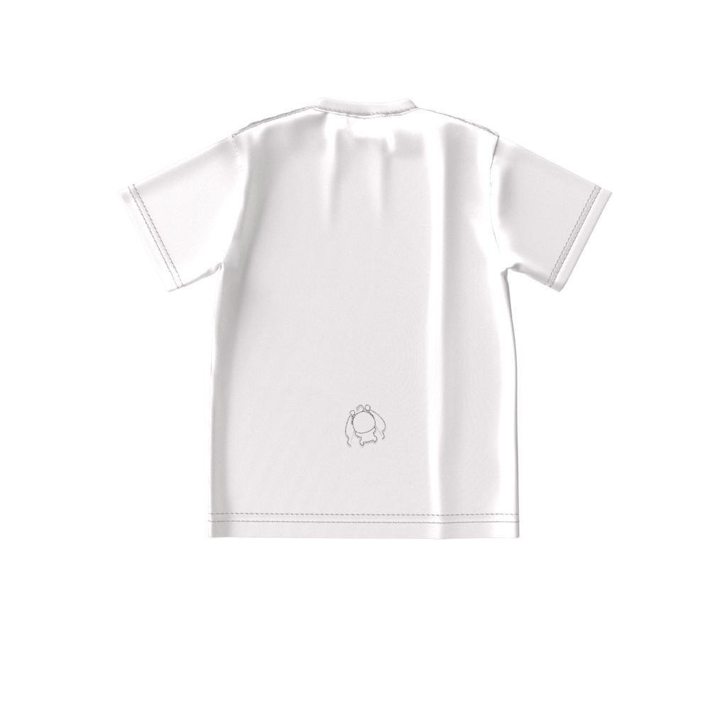 ちゅなさかビッグシルエットTシャツ(ホワイト)