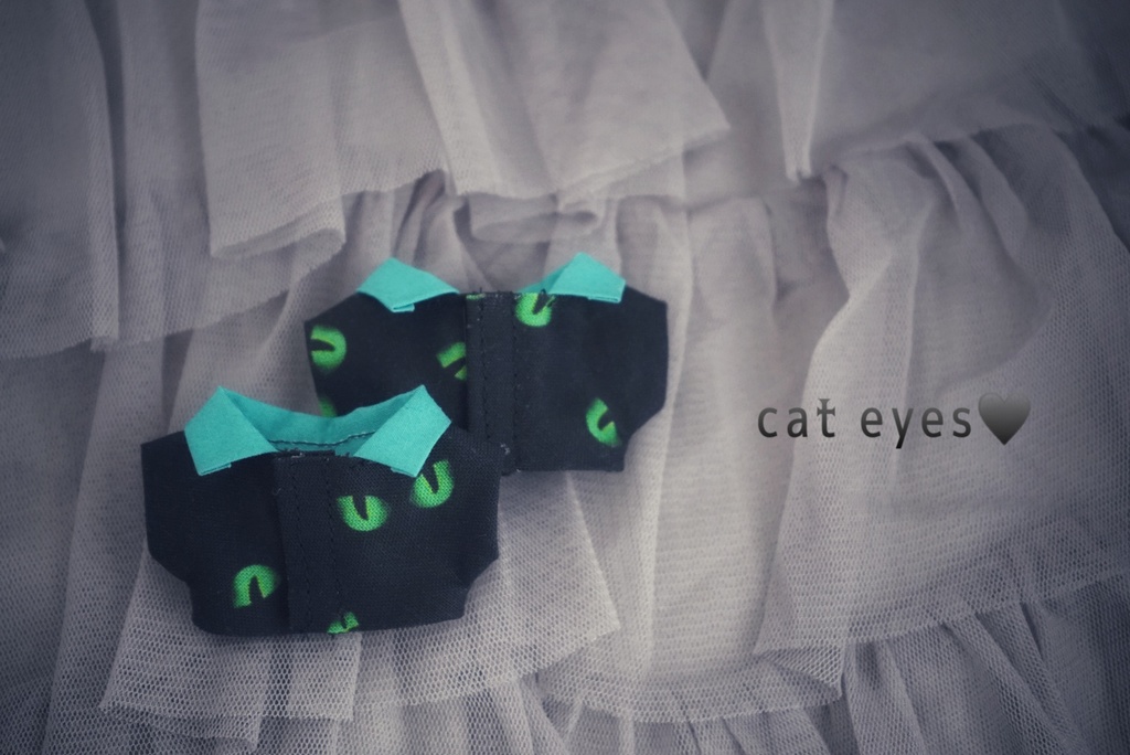 🐈‍⬛ cat eyes shirt 10cmぬいサイズ🐈‍⬛