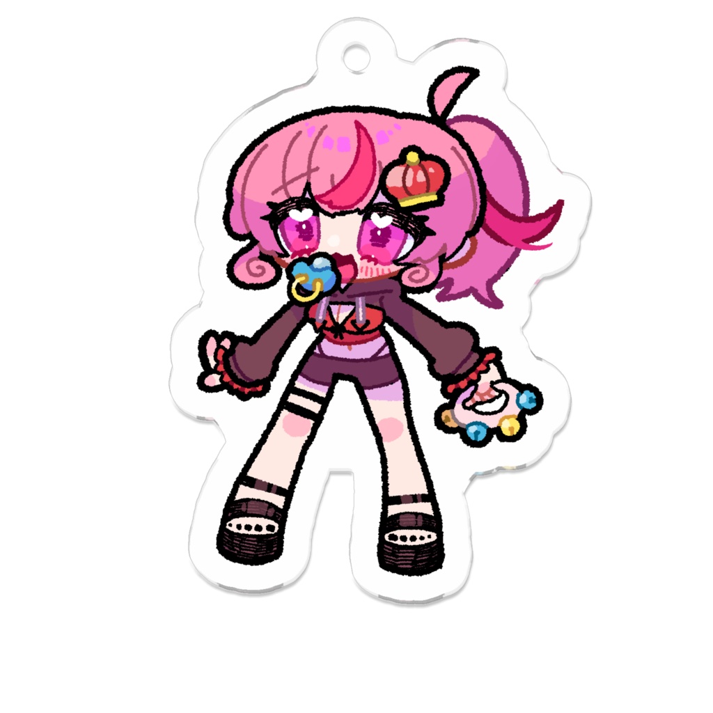 姫👑アクリルキーホルダー