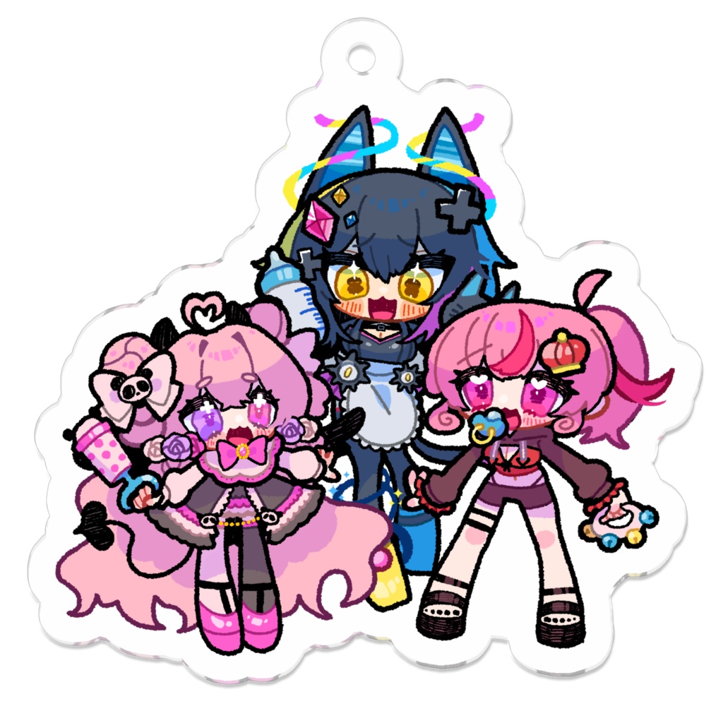 ノイジィ☆ベイビィズ+α　アクリルキーホルダー
