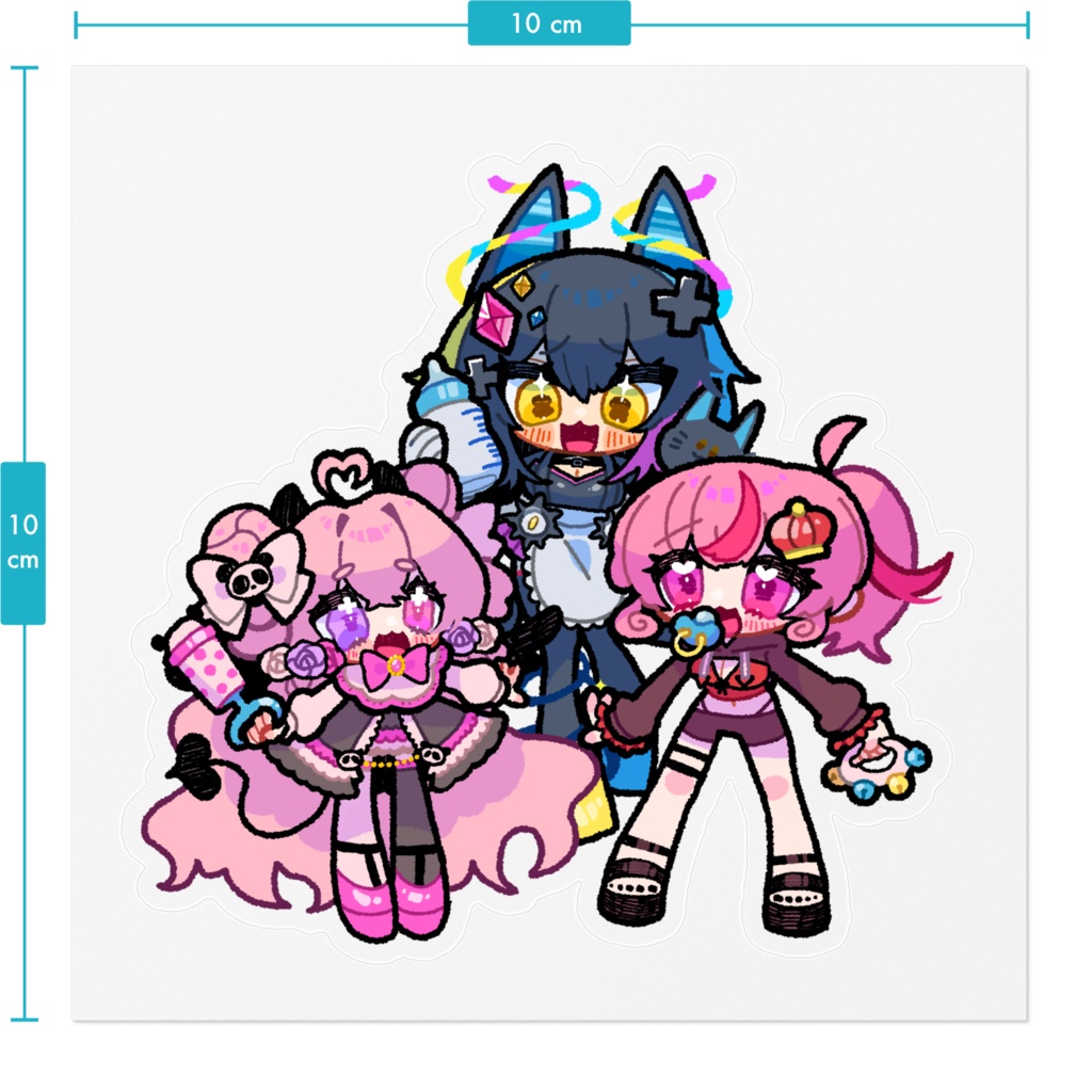 ノイジィ☆ベイビィズ+α ステッカー