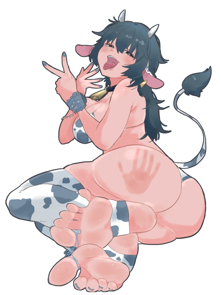 牛ちゃんステッカー