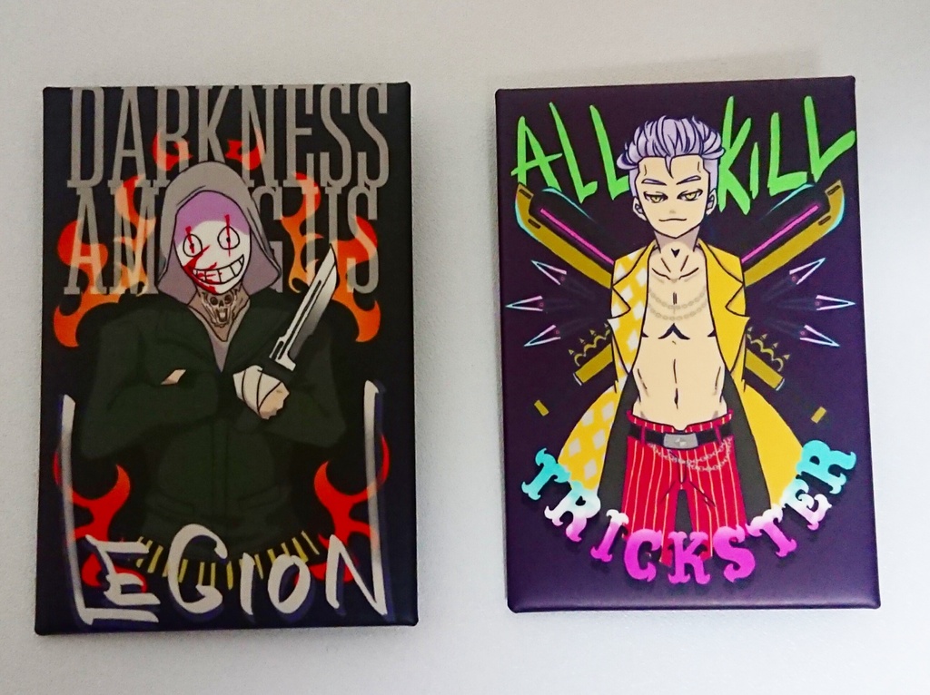 スクエア缶バッジ