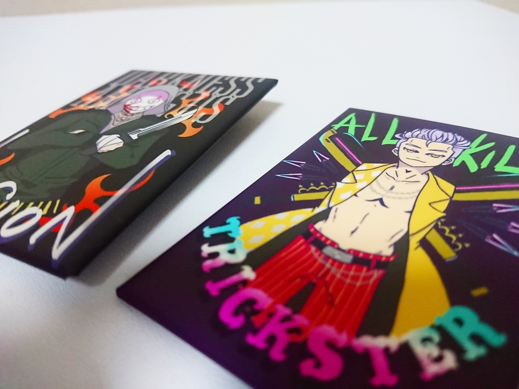 スクエア缶バッジ