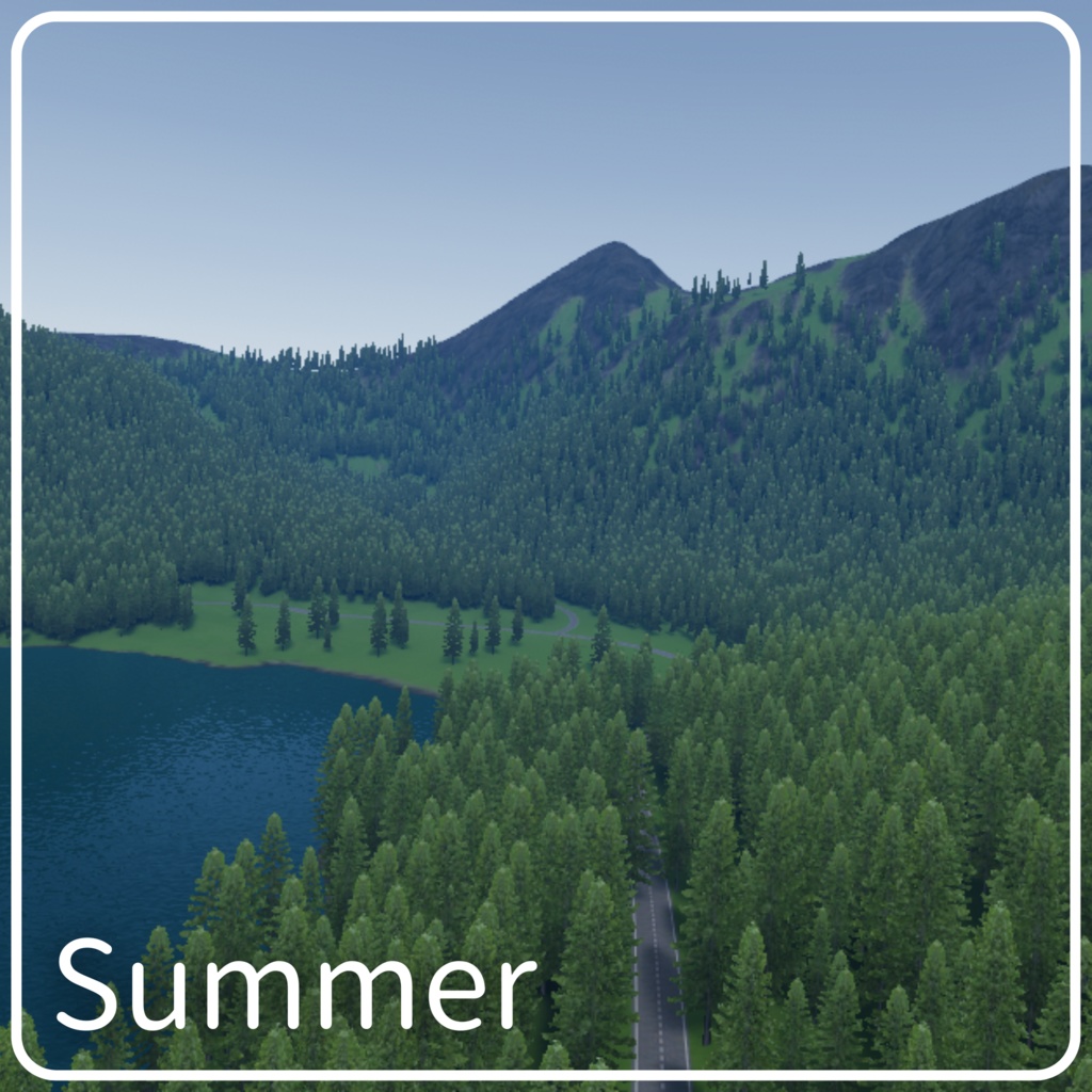 【VRC向け背景アセット】Fjordia