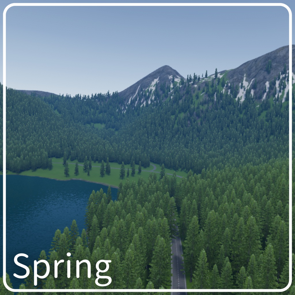 【VRC向け背景アセット】Fjordia