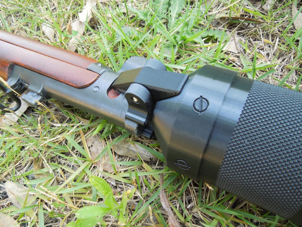 【 3D STL 】S&T Lee-Enfield No.1 Mk1 "Cup" Grenade Discharger 40mm shells Video Available